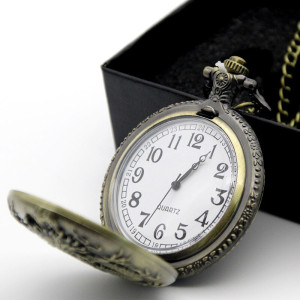 林檎怀表十二生肖挂链创意复古怀表非机械男女翻盖手表生日女生实用送女友闺蜜男生特别纪念收藏情侣礼品送女朋友老婆生日礼物送女