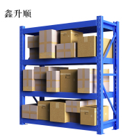 鑫升顺承重1000kg货架置物架钢制货架长200宽50高200CM[工厂现做 7天内发货]