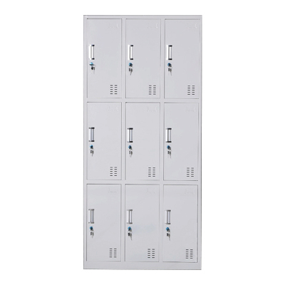 阿拉贡收纳柜财务档案柜资料柜加厚文件柜办公室带锁铁皮柜九门更衣柜