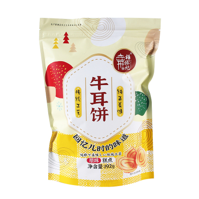 梓侨记手牛耳饼192g猫耳朵零嘴食糕点网红休闲小吃办公室原味1包192g*2包
