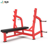 韦步EM961商用悍马系列健身房平卧推举椅杠铃片挂架推胸练习机