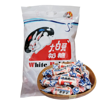 WHITE RABBIT大白兔原味奶糖454g袋装奶糖 结婚喜糖零食品