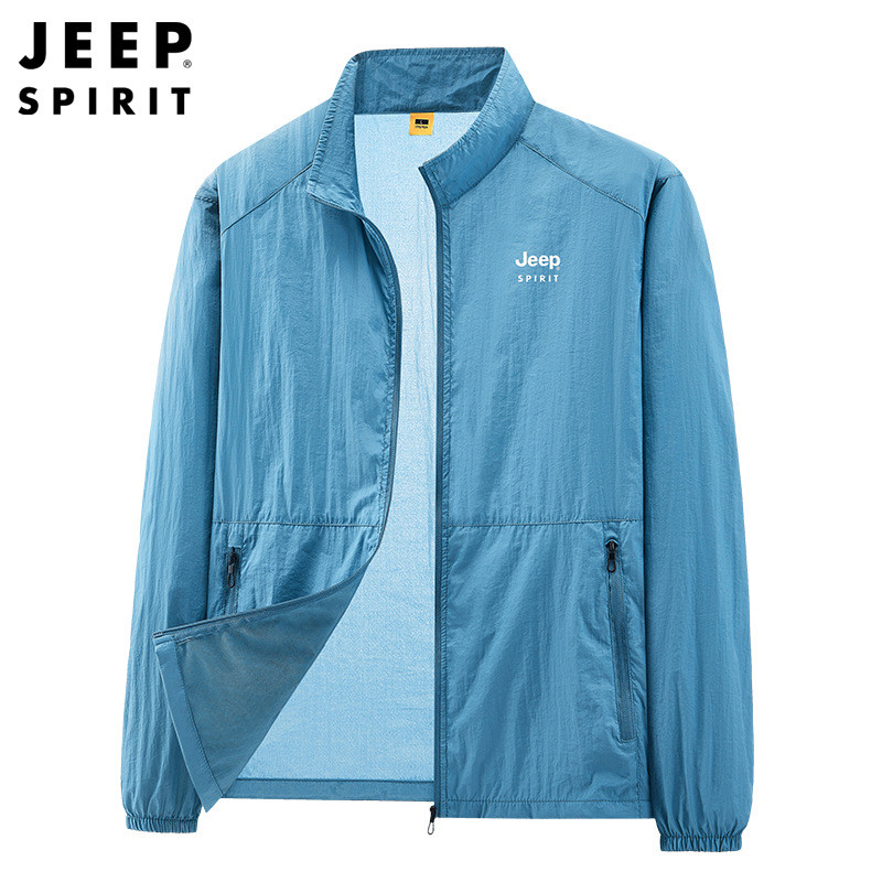 JEEP/吉普夏季防晒衣新款皮肤衣男夏季防紫外线户外休闲套