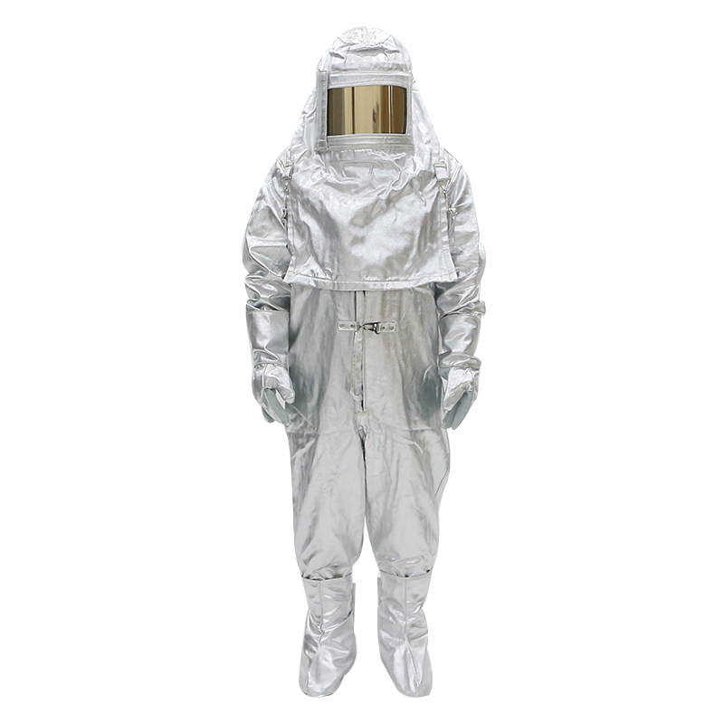 燕舞BD2TF4223105R2F连体式避火隔热服中号/大号(计价单位:套)银色