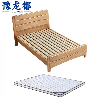 豫龙都 床+床垫 1.2m 套
