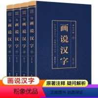 [正版]画说汉字全套4册 彩图详解版 文字起源类书籍说文解字汉字王国咬文嚼字汉字里的国学