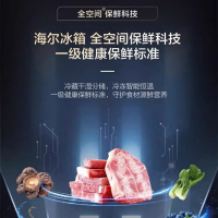 海尔(Haier) 冰箱家用511升四开门十字对开门一级双变频大容量电冰箱BCD-511WGHTD19X8U1