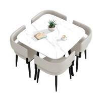 悦兴诚接待桌 一桌4椅90*75cm 套