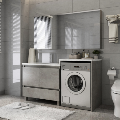 藤印象一体洗衣机柜伴侣阳台卫生间洗手洗脸盆洗漱台浴室柜组合滚筒8