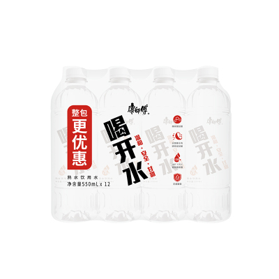 康师傅喝开水550ml*24瓶