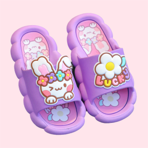 儿童拖鞋夏季女孩踩屎感软底防滑卡通浴室居小公主亲子凉拖鞋
