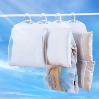 [补贴10%]家用枕头晾晒器阳台防风晒衣架室外枕头晾晒网兜网袋抱枕娃娃架子