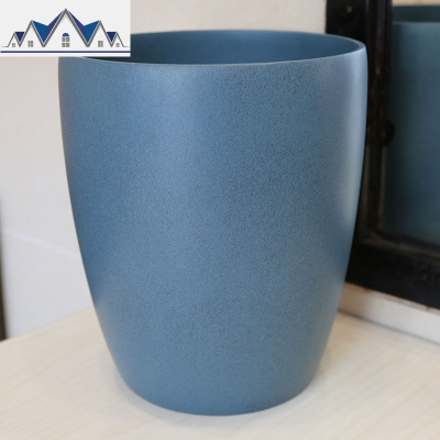 美式家用收纳垃圾桶创意欧式家居摆件杂物收纳桶无盖垃圾筒 三维工匠