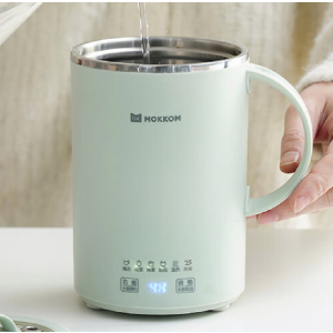 MOKKOM磨客500ML养生壶养生杯电热水杯电炖杯办公室家用旅行便携煮茶器烧水杯小型花茶壶MK-380G