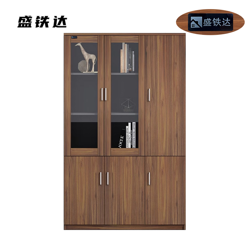盛铁达 书柜储物柜右3门1200*400*2000mm STD-JJ157 个