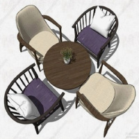 心业橡胶木桌椅套XYZY1一桌四椅 此产品单件不出售批量请联系客服