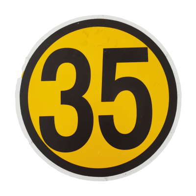 满盛达建 限速牌贴膜减速牌反光贴 直径400mm 张