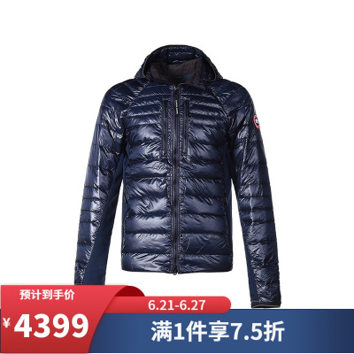 canada goose 男士聚酰胺/聚酯纤维hybridge lite tech鹅绒连帽羽绒服