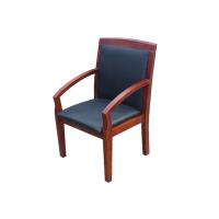 臻远发言台培训桌椅 斜扶手椅