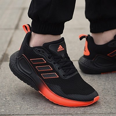 阿迪达斯男鞋2021春季新款减震耐磨轻便软底运动鞋跑步鞋H05040
