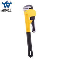 立伟铁牛重型沾塑管钳超大开口14寸/把