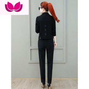 七斓小个子休闲时尚套装女2023年新款洋气减龄小香风职业套