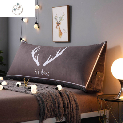 双人床头靠垫护腰床上靠枕大靠背垫软包榻榻米三角床靠背沙发腰枕舒适主义