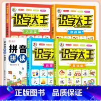 [全5册]拼音拼读训练+识字大王 [正版]幼小衔接拼音拼读训练一年级 汉语拼音拼读强化训练语文专项同步练习册小学生1年级