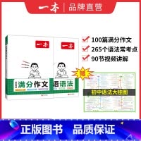 (2本)英语语法+英语作文 初中通用 [正版]2024初中英语语法全解英语基础知识点大全七八九年级英语单字语法英语作文初