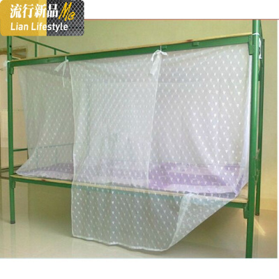 学生蚊帐下铺1.0m床寝室1.2单人上下床宿舍1.5上铺家用老式 三维工匠
