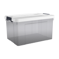 百晟长恒 BSCH-A83E 105L白盖透明 收纳箱 (计价单位:个) 白盖透明