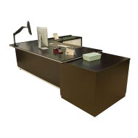 鸿业盛大FSH80-0161办公家具办公桌老板桌经理行政桌子办公台班台办公桌2800L*2044W*760H