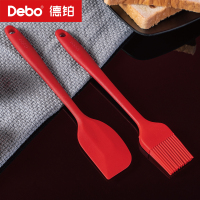 德铂Debo 硅胶油刷刮刀二件套红色DEP-759