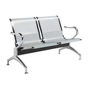 迅众 双人位连排椅 办公家具机场椅长排椅连排椅银行医院等候椅休闲公共座椅 双人位