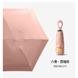 统狮五折口袋伞H78