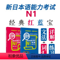 [正版]新日本语能力考试N1红宝书蓝宝书文法文字词汇日语JLPT一级单词语法华东理工大学出版社搭真题详解练习讲解基础学