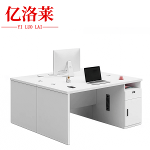 亿洛莱 双人位办公桌 140*120*75cm 张