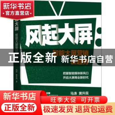 正版 风起大屏:智能大屏营销新趋势 马涛,黄升民著 机械工业出