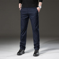 商务中青年男士弹力宽松直筒休闲裤 男装春秋舒适舒适透气长裤子