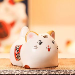 维诺亚十二生肖陶瓷存钱罐可爱高颜值储蓄罐送孩子礼物只进不出