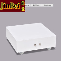 锦北打印机矮柜办公室铁皮文件储物活动柜资料收纳柜子- 0.6mm白260高加厚