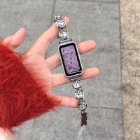 适用于华为手环11表带11pro新款10金属9猫咪镶钻表链watch band98智能NFC荣耀手环10/97夏季高级轻