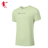 乔丹 短袖T恤衫 梭织T恤 衫男T恤 KHS13231422 男款 海贝绿 2XL码 件