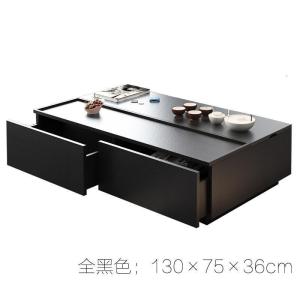森美人新款现代简约茶几 橡木纹可升降大小户型客厅储物可创意茶桌