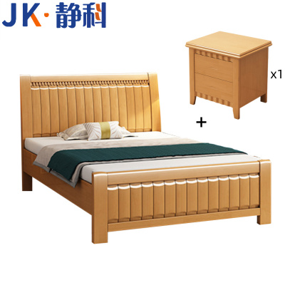 静科木质床+床头柜1350*2000*960mm套