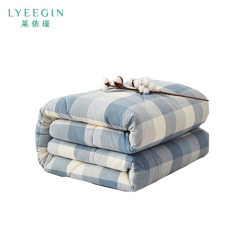 莱依瑾 棉被 A类新疆棉蓝条纹150x200cm6斤 张