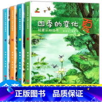 四季变化科普绘本(全4册) [正版]全4册四季的变化 绘本儿童科普认知绘本关于秋天的绘本3-6-7岁春夏冬绘本这就是二十