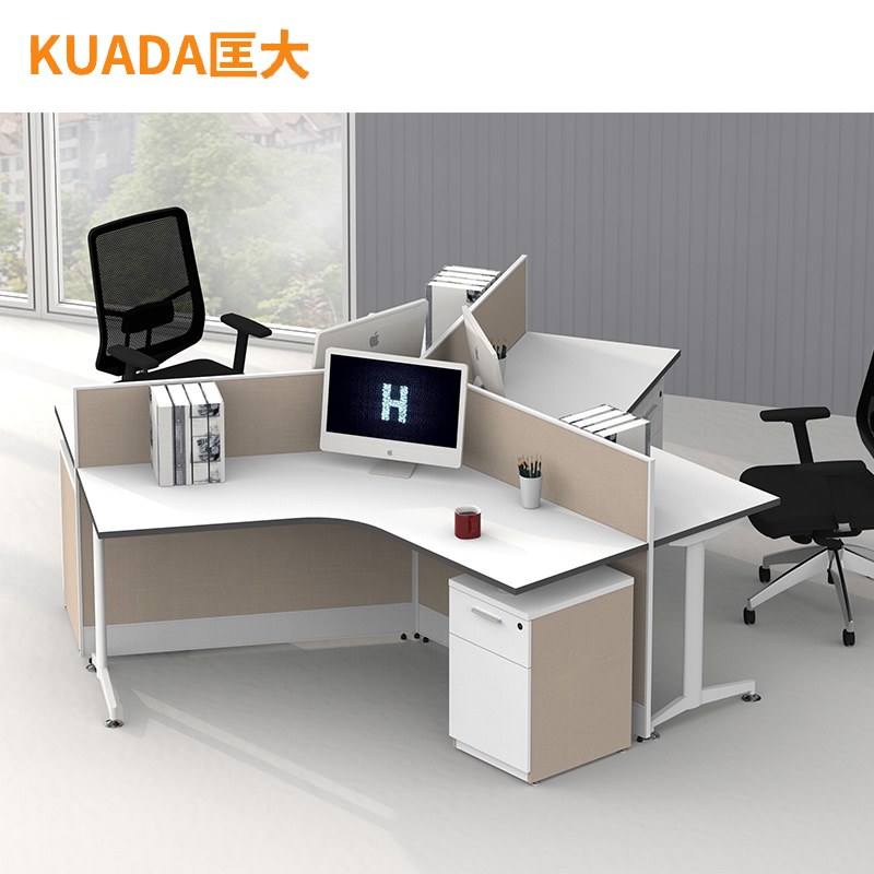 匡大 简约 现代职员办公桌 屏风工作位 电脑办公桌 KDT127