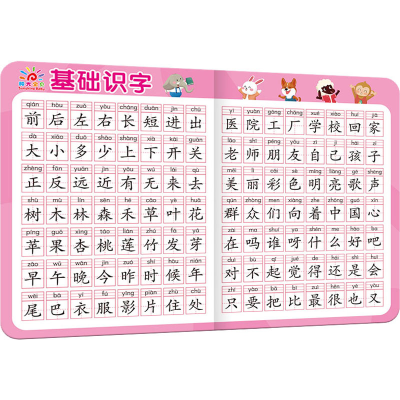 [M]学前启蒙小挂图 基础识字-9787556268535