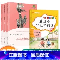 [六/上册]全套+看拼音写生字词语(共四本) [正版]快乐读书吧六年级上册全套任选 爱的教育 童年 小英雄雨来 人教版
